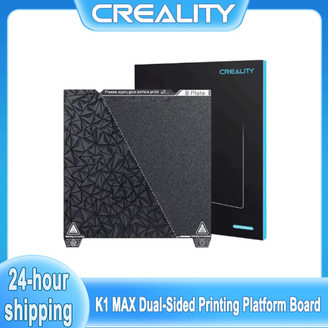 Creality 3D K1 Max Doppelseitige Druckplattform-Kit mit glänzender PEO und matter PEI Oberfläche, Breite: 31,0 cm, Tiefe: 31,5 cm - Bild 1