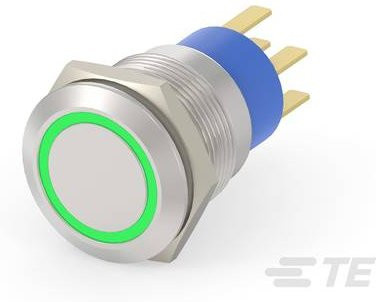 TE Connectivity Tray Push Button in Grün und Multicolour 5-2213767-4 - Bild 1