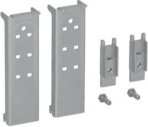 Hager FZ800E Universeller Halter für Abfangschienen im 275mm FS, höhenverstellbar, Kunststoff, Weiß - Bild 1