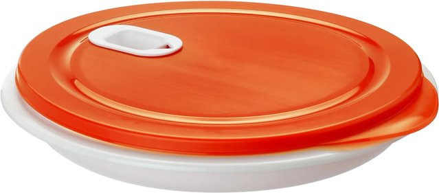 Rotho Mikrowellenteller Clever XL in Papaya Orange - Bild 1