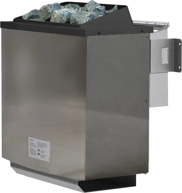 Karibu Bio-Saunaofen aus Edelstahl in Silber mit 9,0 kW - Bild 1