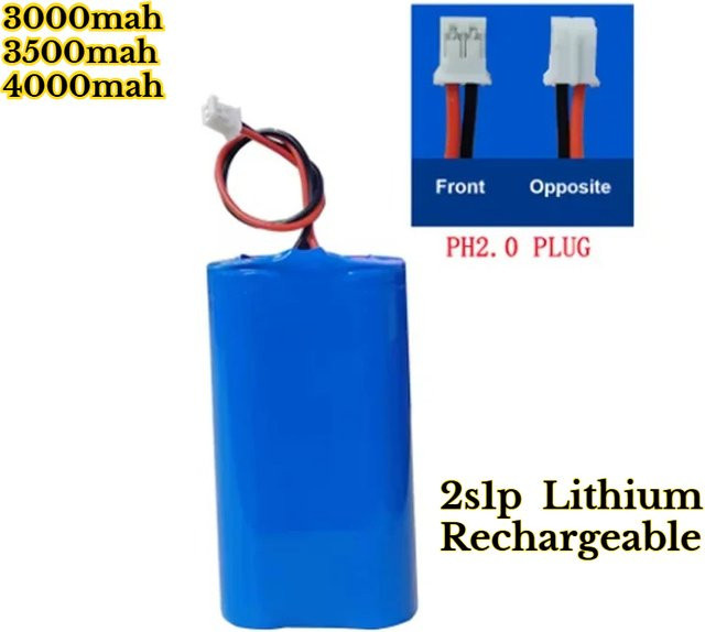 SUYIJIA 2S1P 18650 Li-Ion Batteriepack 7,4 V mit XH2,54 Stecker und PCB in Blau - Bild 1