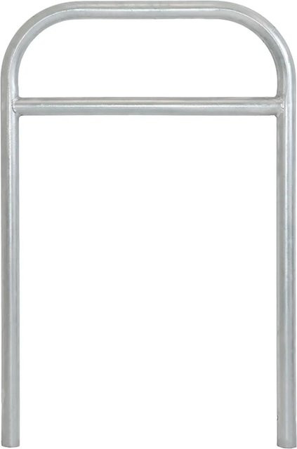 TRUTZHOLM Fahrradanlehnbügel Typ H aus Stahl in Grau und Silber, B/H: 78 x 115 cm - Bild 1