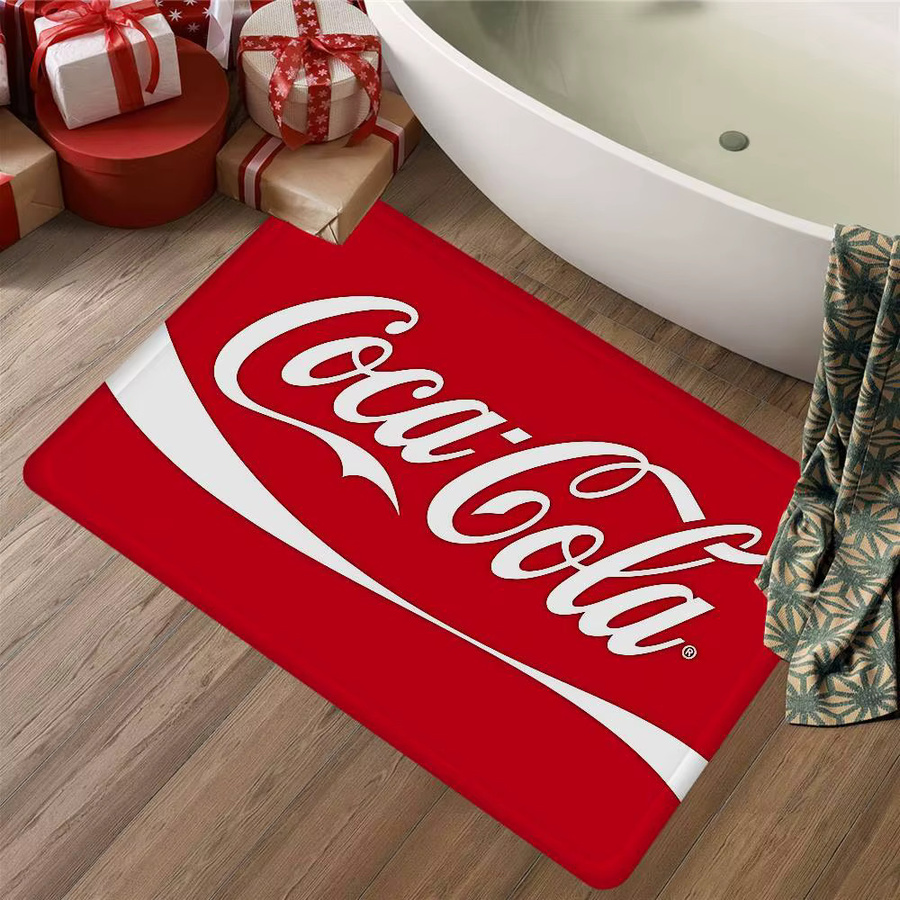 C-Cocas Vintage Logo Flurteppich in Rot, waschbar und rutschfest, rechteckig - Bild 6