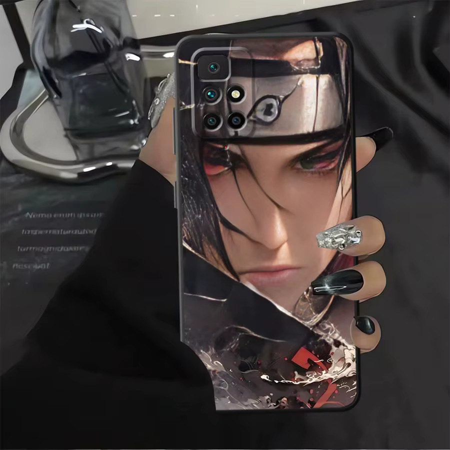 Schwarze weiche Handyhülle im Anime Naruto Design für Xiaomi Redmi A3 A4 9 A5 12C 13C K40 K80 Pro 14C A1 A2 Plus 10 - Bild 2