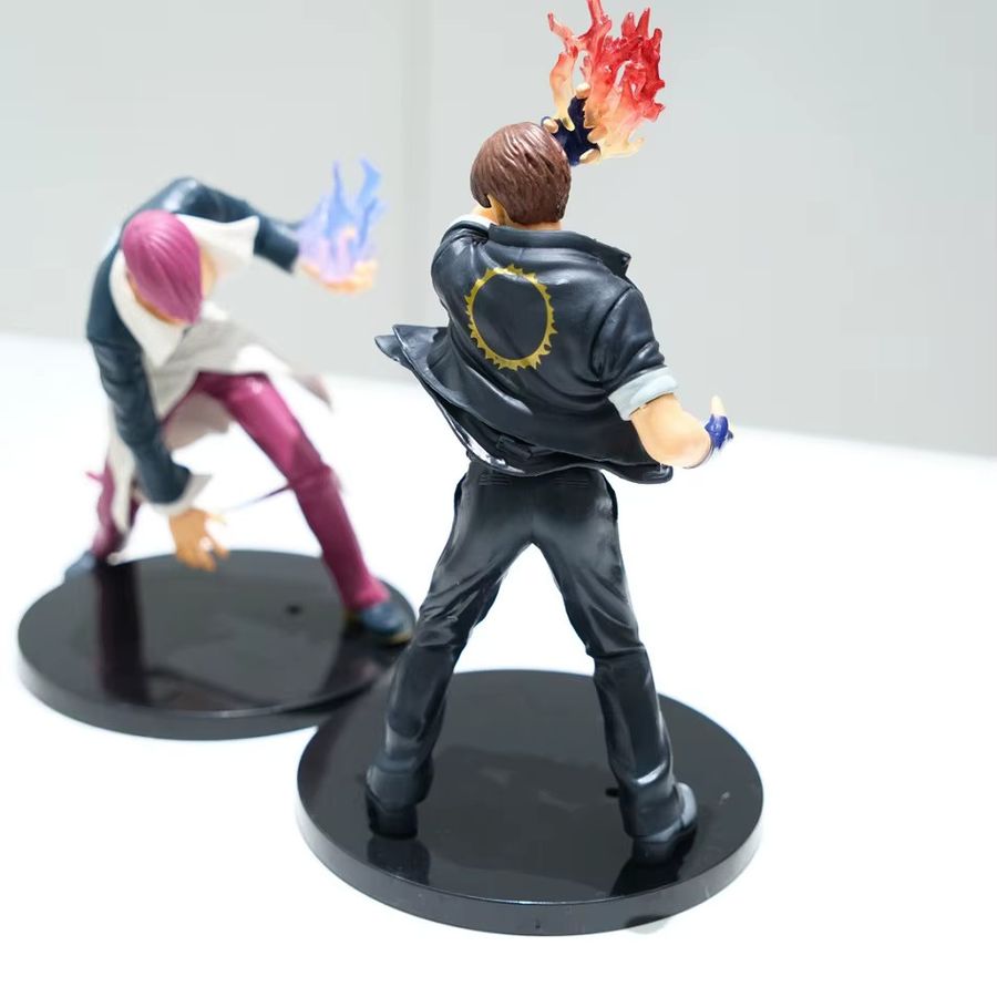 SNK The King of Fighters 98 Gk Statue Actionfiguren Kyo Kusanagi und Iori Yagami aus PVC in Multicolor - Bild 3
