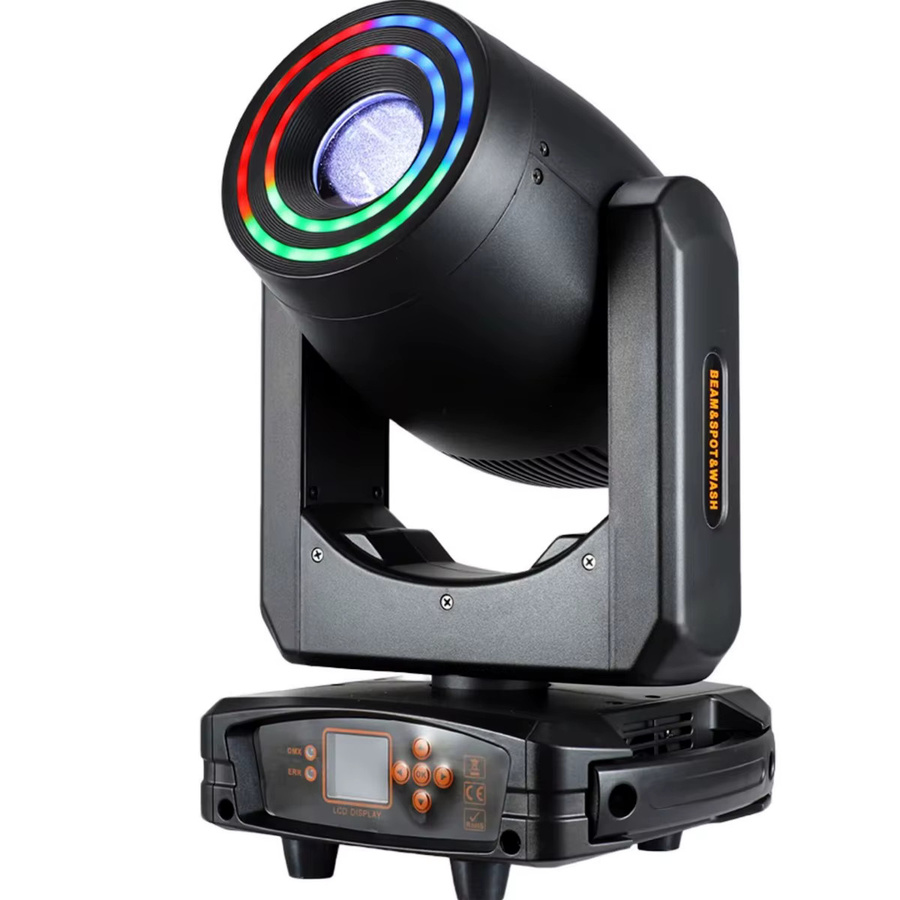 BAILIANGLIGHTS LED BSW 250W 3-in-1 Moving Head Spot in Schwarz mit Rotierenden Gobos, 5-Facetten-Prisma, 6-Reihen-Linse und DMX-Steuerung - Bild 6