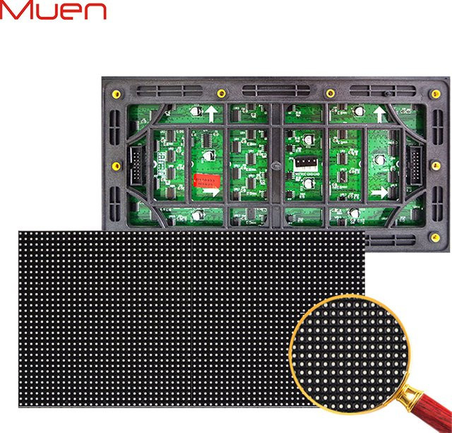 MUEN LED P2.5 Outdoor RGB Vollfarb LED-Bildschirm-Panel-Modul, Schwarz, B/H: 320 x 160 mm, 128 x 64 Pixel, 16 Scan - Bild 1