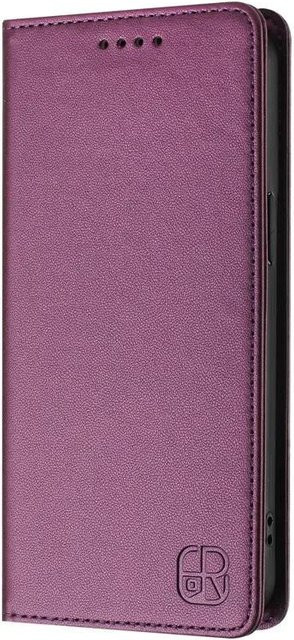 Luxus Anti-Diebstahl Brieftasche Handyhülle aus Leder für Sony Xperia 1 V, 1 IV, 10 5 VI und 10-6 in Violett - Bild 1