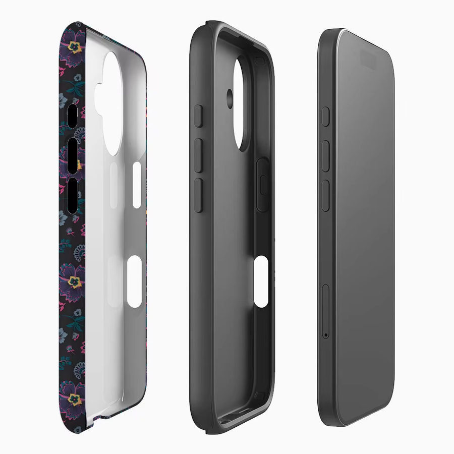 Potdemiel Neon Garden Handyhülle für iPhone 17 16 15 14 13 Pro Max Plus, robuste Einzel- und Doppelschicht-Hülle, Multicolour - Bild 2