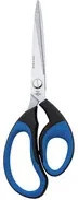 WEDO Universalschere Soft Cut asymmetrisch für Linkshänder, Länge: 21 cm, Edelstahl und Kunststoff, Schwarz-Blau - Bild 1