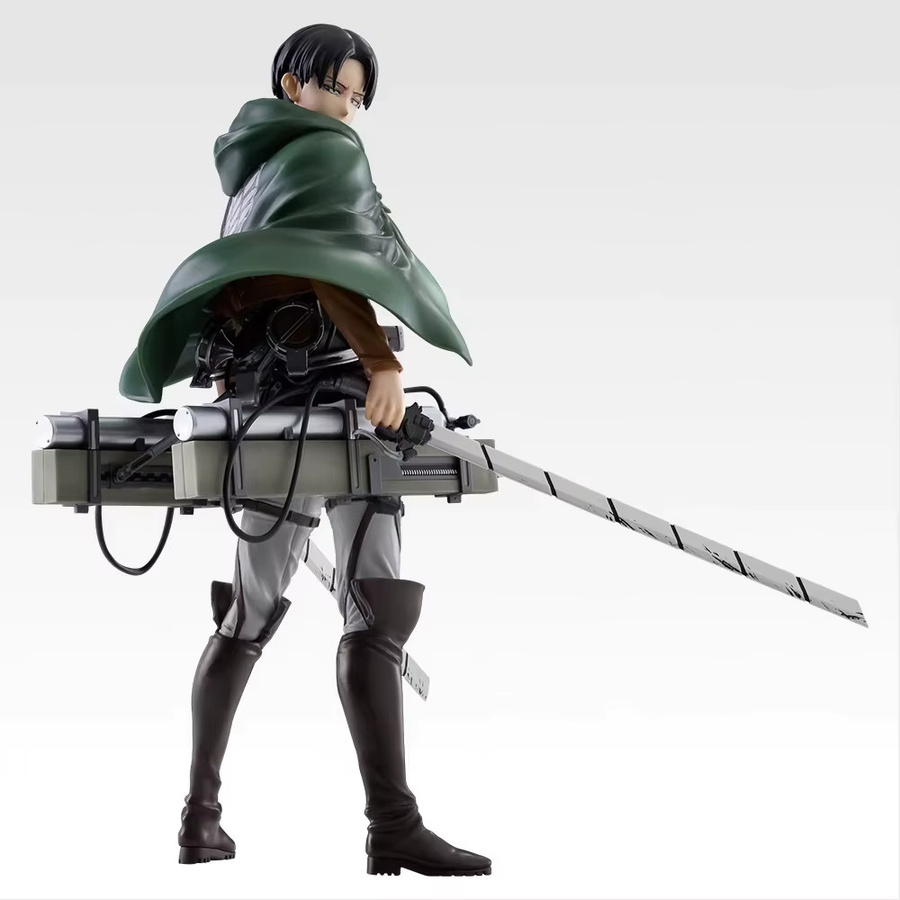 BANDAI Attack on Titan Beast Titan Colossal Levi Ackerman Figur, Anime Modell Spielzeug - Bild 4