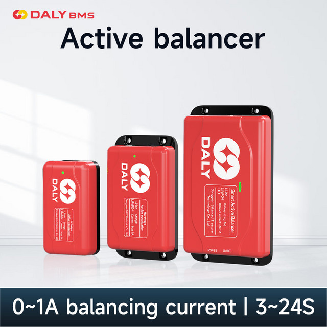 Daly Smart Active Balancer Lifepo4 BMS Aktiver Equalizer 4S Batterieausgleicher 24V mit Bluetooth in Rot - Bild 1
