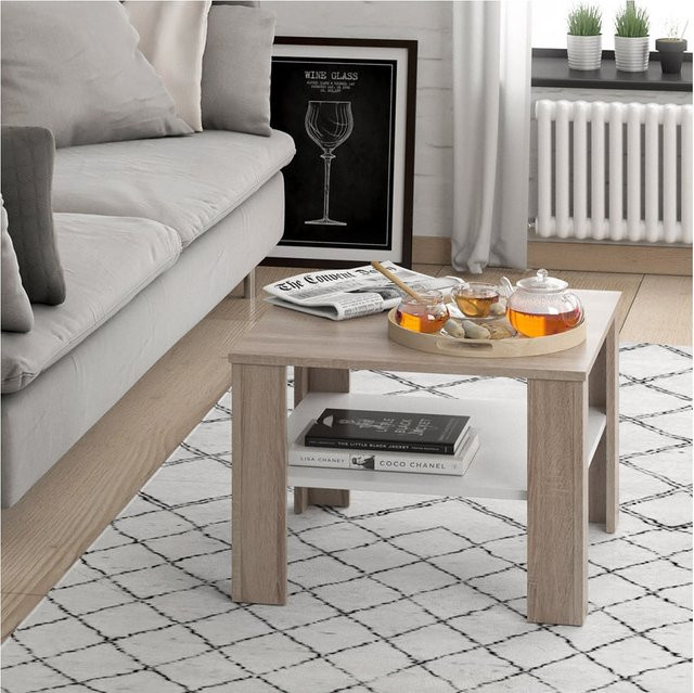 VICCO Couchtisch HOMER quadratisch mit Melaminharzbeschichtung B: 60 cm, T: 60 cm, H: 42 cm - Bild 1