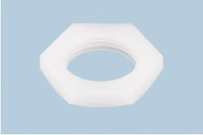Hünersdorff Sechskantmutter aus Nylon R 1/2" x 8 in Transparent/Beige/Weiß - Bild 1