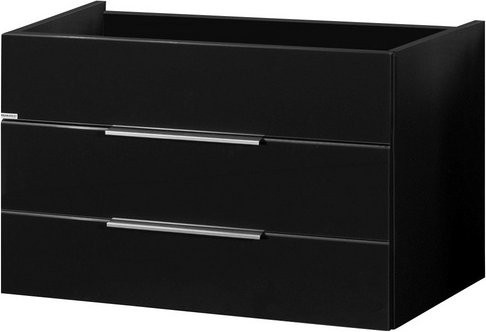 Fackelmann Waschtischunterschrank Kara mit 2 Schubladen in Anthrazit Grau, B/T/H: 79,5 x 49,0 x 59,0 cm - Bild 2
