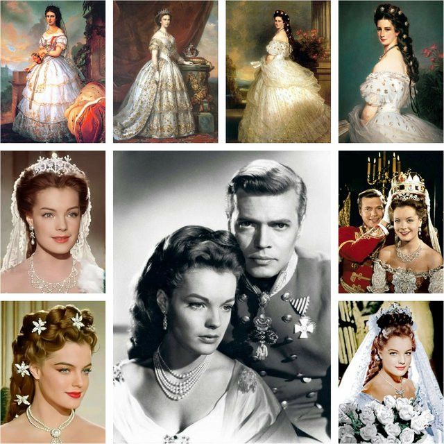 5D-Diamantgemälde Prinzessin Sissi zum Selbermachen mit runden Strass-Steinen von Potdemiel - Bild 1