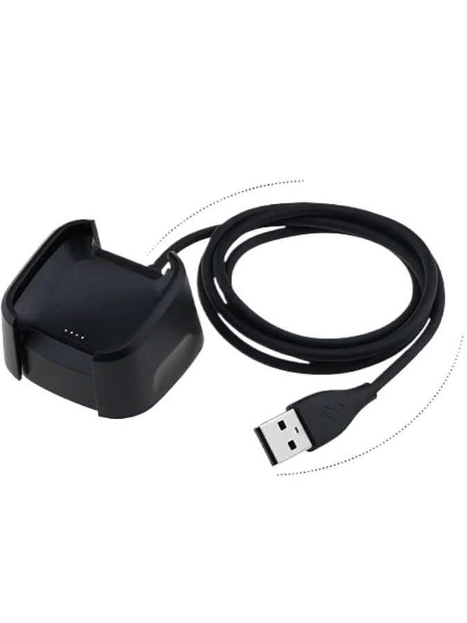 Fitbit Ersatzladegerät, USB, Schwarz, kompatibel mit Versa 1 - Bild 5