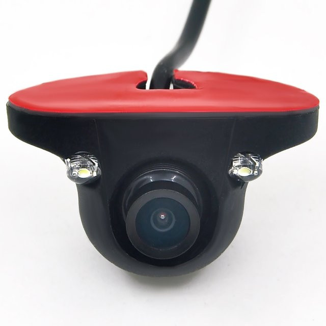Auto Wayfeng WF 360-Grad-Mini-CCD-Rückfahrkamera-System mit Frontkamera und 2 LED-Nachtsichtlichtern in Schwarz - Bild 1