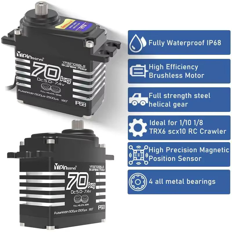 Stemedu Digital Servo, 2-teiliges Set, Metall, Schwarz - Bild 3