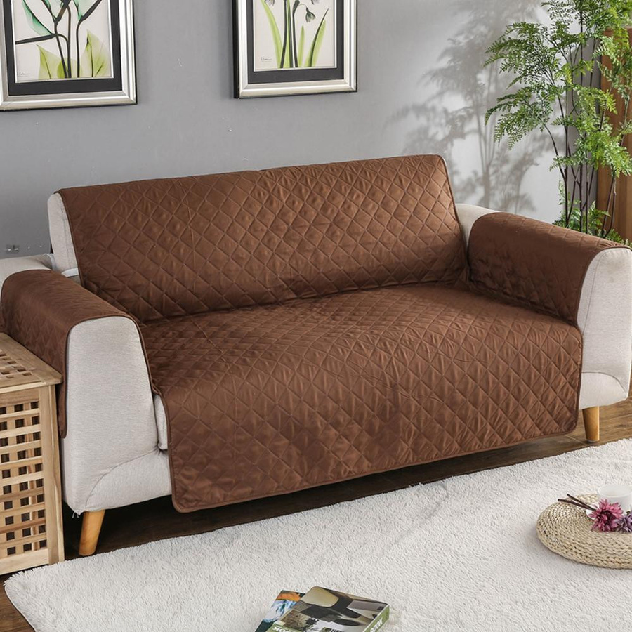 BRHUIXUE Sofa Schonbezug für 1-Sitzer, Anti-Rutsch Kissenbezug aus Polyester, Farbe: Rot, B x L: 55 x 196 cm - Bild 3