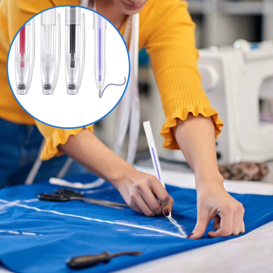 100 Stück Hochtemperatur-Verschwindungsstifte für Kleidung und Stoff in Weiß - Bild 4