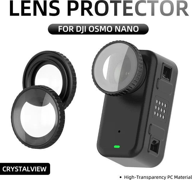 DJI Osmo Nano Objektivschutz aus optischem Glas, transparent, kratzfester Kamerazubehör-Schutz - Bild 1