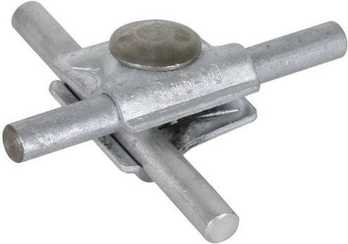DEHN MV-Klemme 390060 MVK 8.10 FRM10X35 STTZN in Silber, 50 Stück - Bild 1