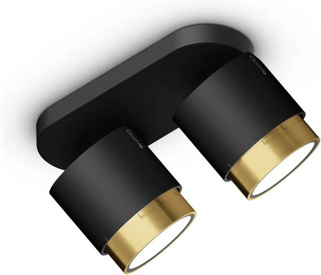 Occhio lui alto doppio VOLT LED-Deckenstrahler mit Zoom-Einsatz in Bronze und Schwarz matt, Warmweiß 3000K - Bild 1
