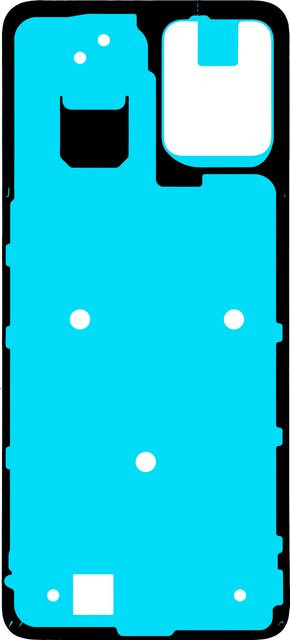 Motorola Moto G23 Klebstoff für die Batterieabdeckung Service Pack 5D78C22491 in Blau - Bild 1