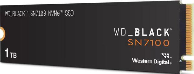 Western Digital WD BLACK SN7100 NVMe SSD M.2, 1 TB, Schwarz - Bild 1