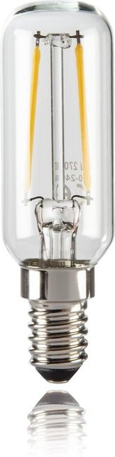 XavaX LED-Filament Leuchtmittel E14, 250 lm, transparent, ersetzt 25 W, ideal für Kühlschrank oder Dunstabzugshaube - Bild 1