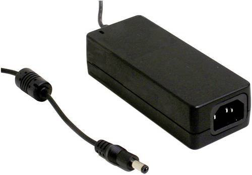 Mean Well MW GSM60A18-P1J Tischnetzteil, Festspannung 18 V/DC, 3.33A, 60W, Schwarz - Bild 1