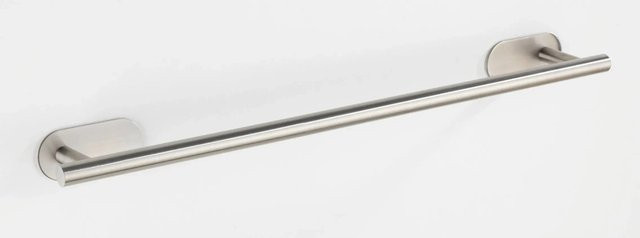 Wenko Badetuchstange Turbo-Loc Uno Orea Matt aus Edelstahl in Silber, Breite: 70 cm, Tiefe: 45 cm - Bild 1