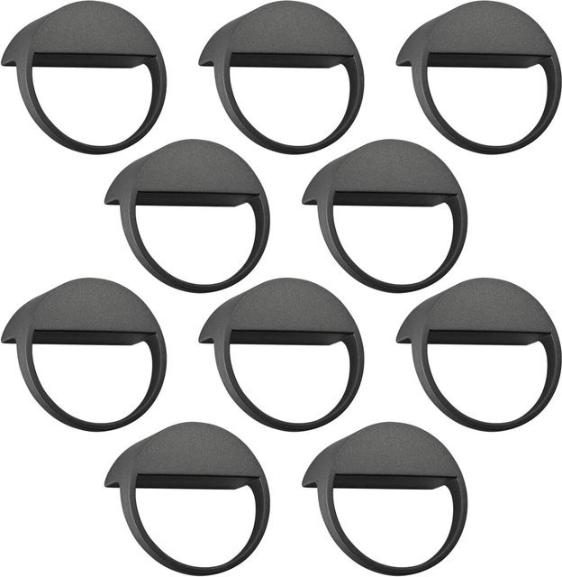 SO-TECH Möbelgriffe ZEN BA Knöpfe aus Zinkdruckguss, 10 Stück, Anthrazit Matt, Durchmesser: 32 mm, Tiefe: 59 mm - Bild 1