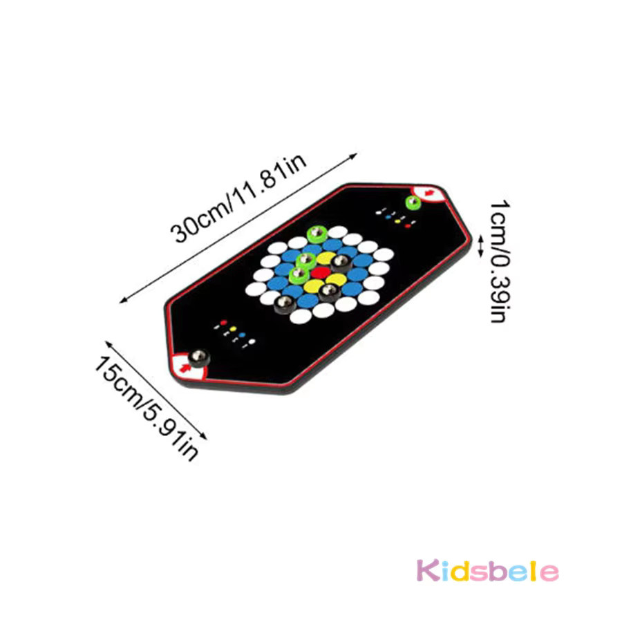 Kidsbele Magnetisches Kurvenball-Tischspiel, Strategiespiel, 2 Spieler - Bild 6