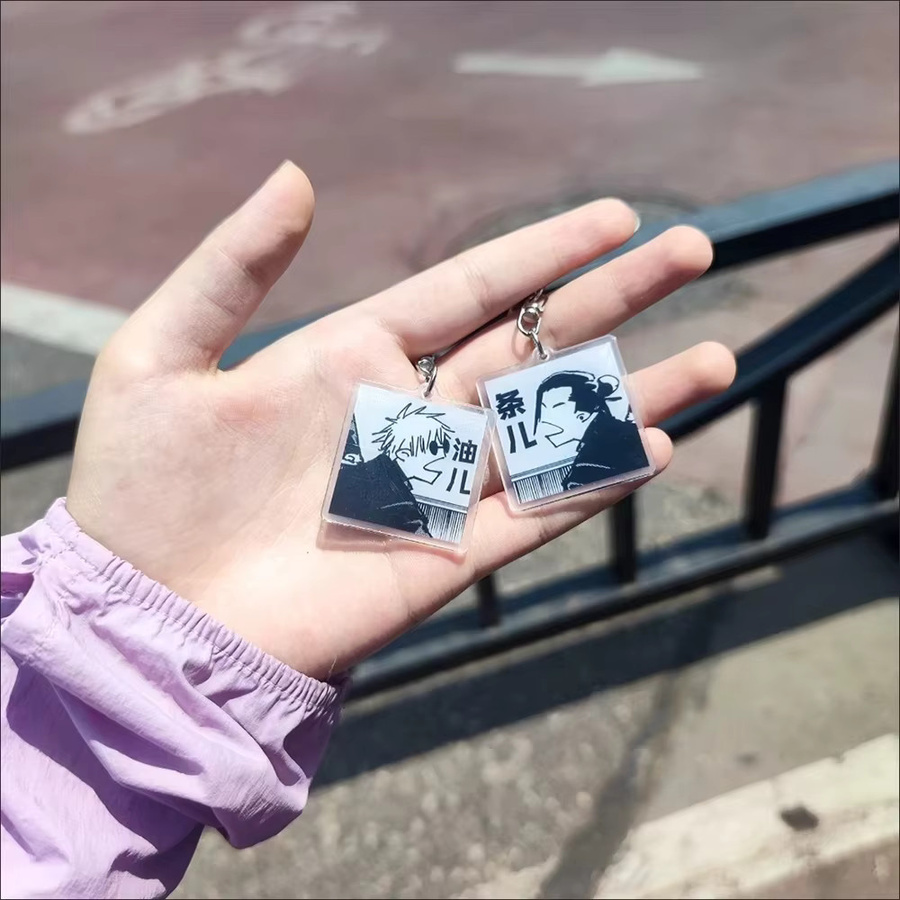 YiYuYiHua Anhänger, Anime Jujutsu Kaisen, Acryl, Unisex - Bild 3