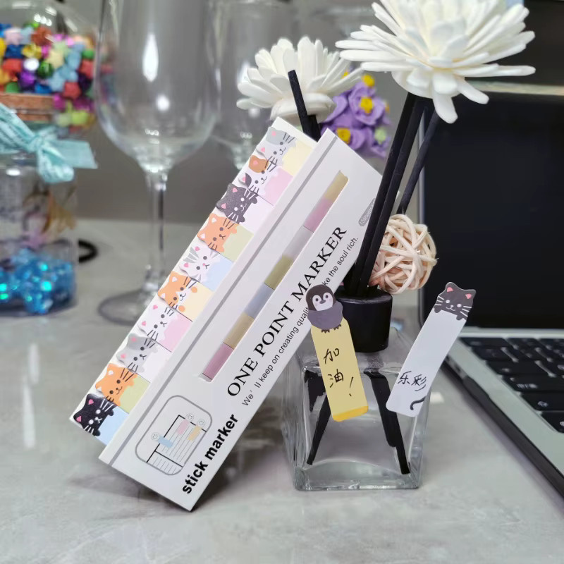 Kawaii Tier-Haftnotizen und Mini-Index-Tabs in Mehrfarbig für Schule, Büro und Tagebuch - Bild 2