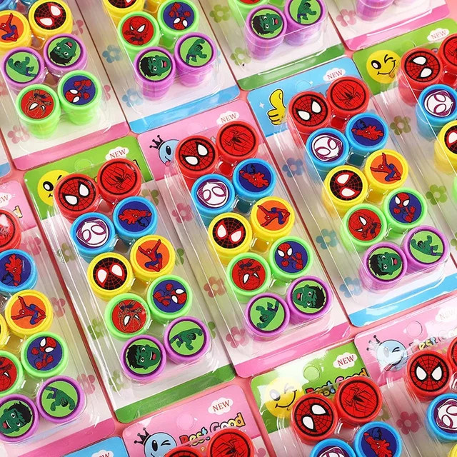 Bandai Marvel Spiderman-Stempel, 10-teiliges Set - Bild 1