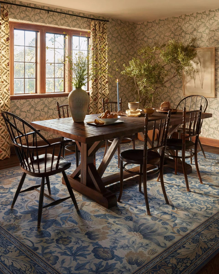 BC-Warm Home Vintage Marokkanischer Teppich im pastoralen Stil, gestreift, rutschfest und waschbar, B/T: 60 x 40 cm - Bild 2