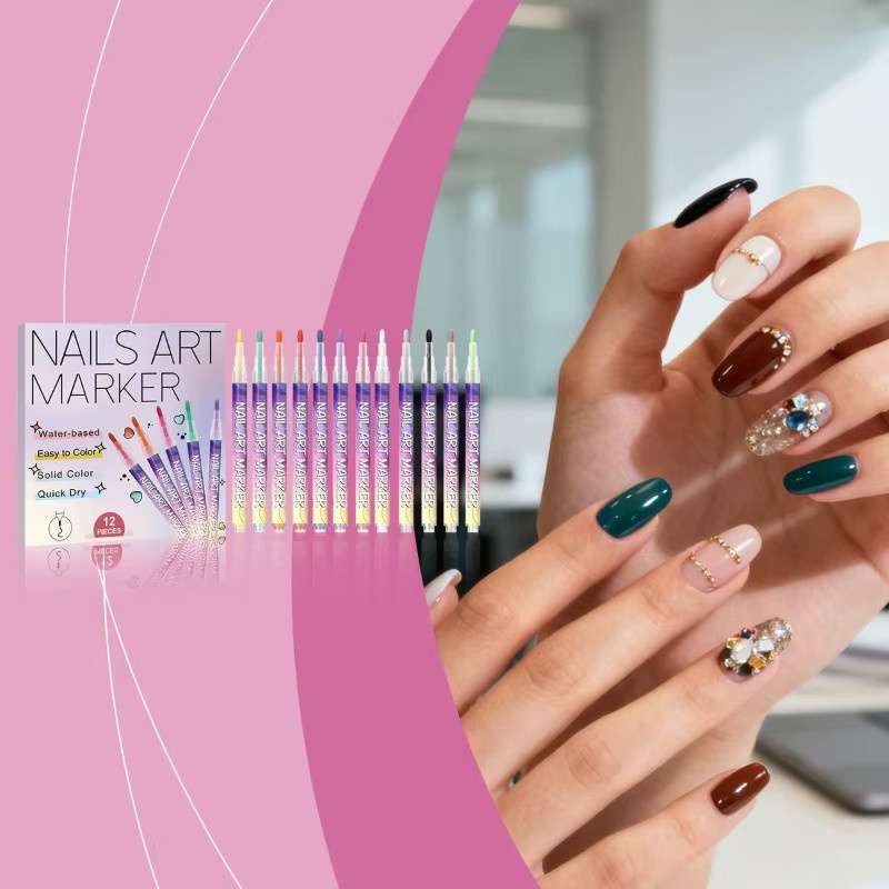 PKFC Nagelstift, mehrfarbig, matt, Unisex - Bild 2