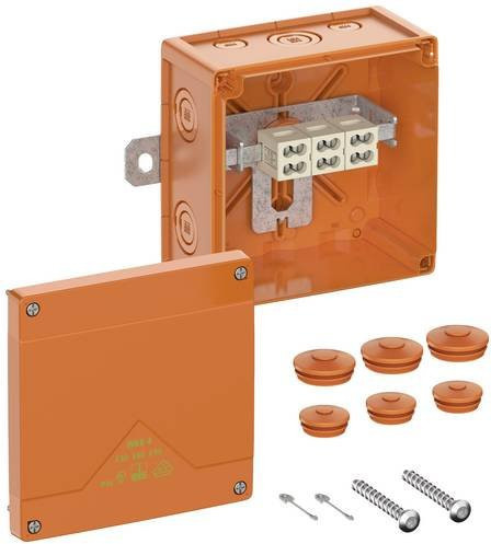 Spelsberg Abzweigkasten Orange IP66 B/T/H: 15,0 x 15,0 x 8,5 cm - Bild 1