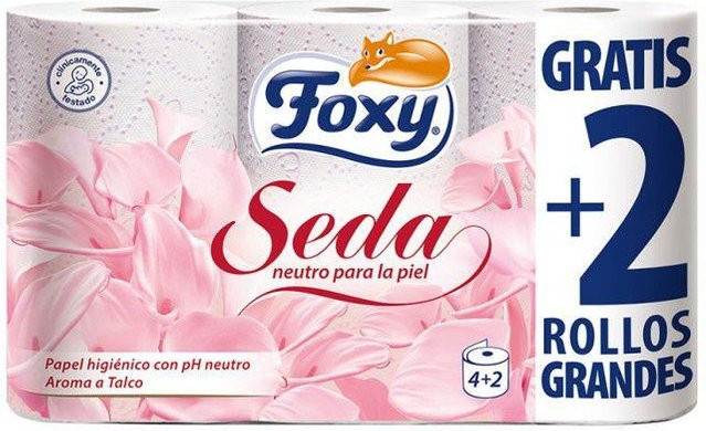 Foxy Toilettenpapier Aroma Talkum, 6 Rollen - Bild 1