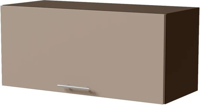 Feldmann-Wohnen Klapphängeschrank Brerra W4B/80 in Lava Graubeige Matt mit Gasdruckdämpfer, B/T/H: 80 x 32,5 x 36 cm - Bild 1