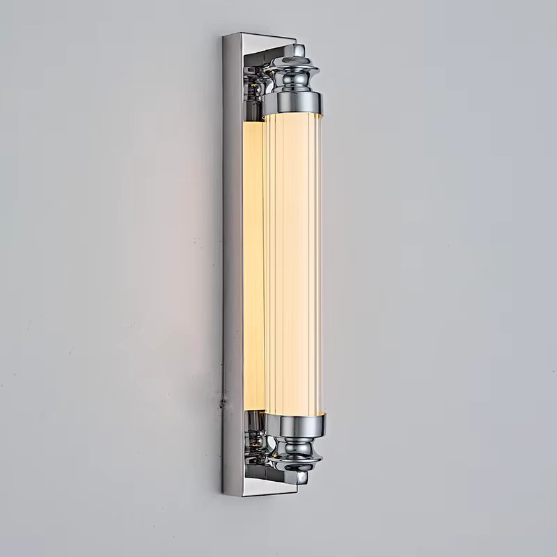 ZSHLZC Minimalistische LED-Wandleuchte in Silber und Schwarz für Badezimmer und Flur - Bild 1