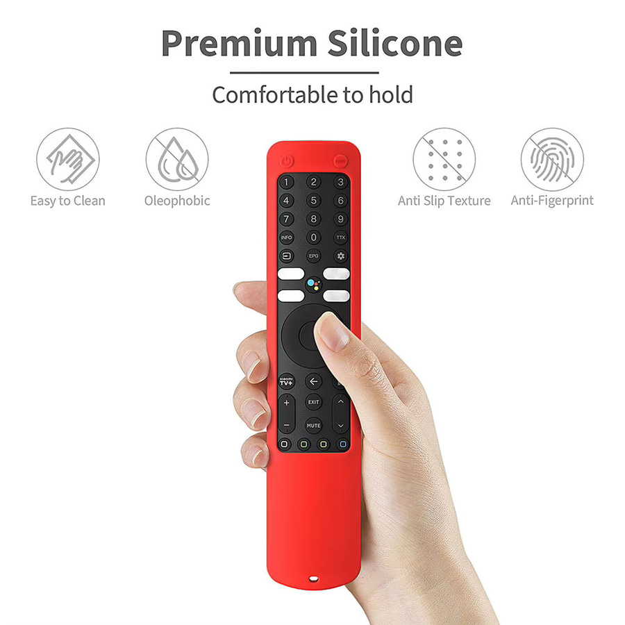 Silikon Fernbedienungsabdeckung XMRM-ML für Xiaomi Ultra HD 4K QLED TV Q2 in Blau oder Rot - Bild 2
