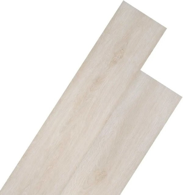 DELUKE Vinylboden PVC-Dielen in Holzoptik, selbstklebend, wasserfest und rutschfest, Farbe: Hellbraun/Beige, 5,02 m² - Bild 1