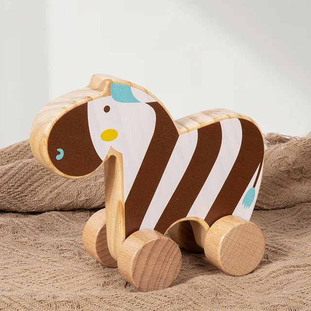 Tlewj Holz Baby Auto Spielzeug, Beißring, ab 0 Jahre - Bild 1