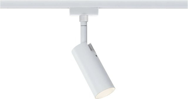 Paulmann URail LED Schienenspot Tubo, Hochvolt-Schienensystem, 4W, 150lm, 3000K Warmweiß, Weiß - Bild 1