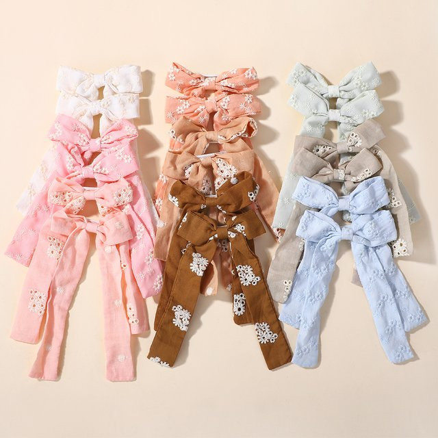 Haarspange Stickerei, Kinder, BABY BOWS - Bild 1